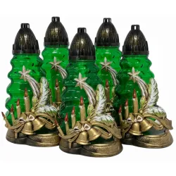 ZNICZ CHOINKA ,, ŚWIECZKI " - 757 ( 1 opakowanie 5 szt. )